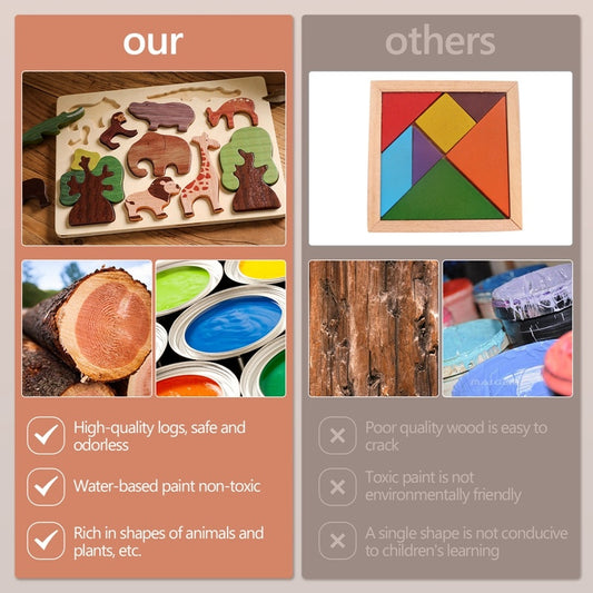 Children's Animal Puzzle Toys