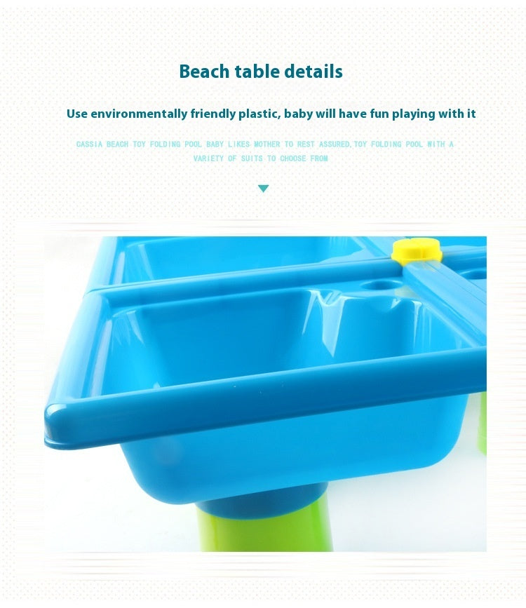 Children's Sand Table Play Table For Playing With Water And Sand Beach Toys