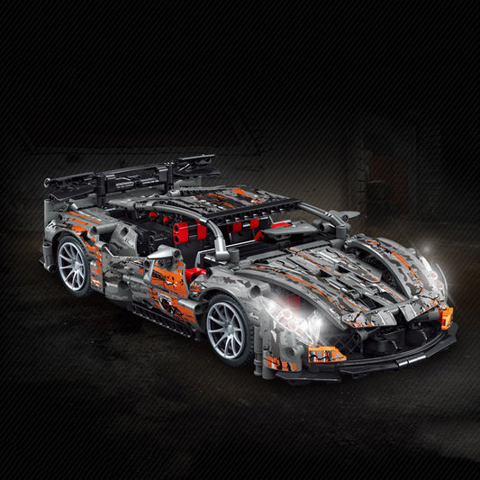 Racing Machinery Assembly Building Block Toys