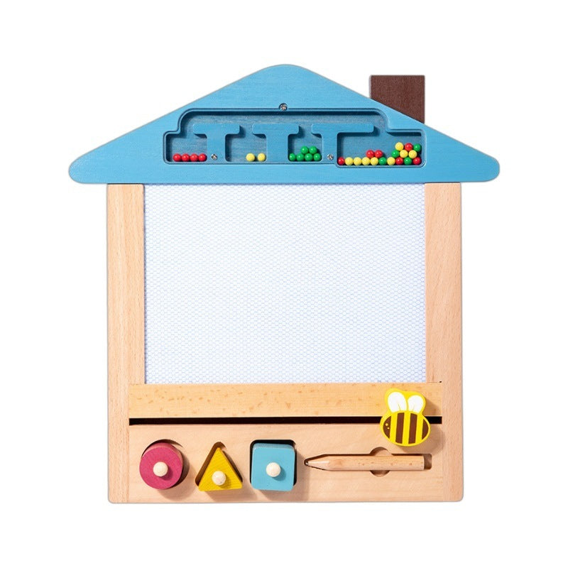 Children's Wooden Doodle Hand Drawn Drawing Board Magnetic Magnetic Early Education Toys