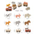 Children's Wooden Farm Animal Train Baby Enlightenment Stacking Cognitive Toys Educational Toys Birthday Train