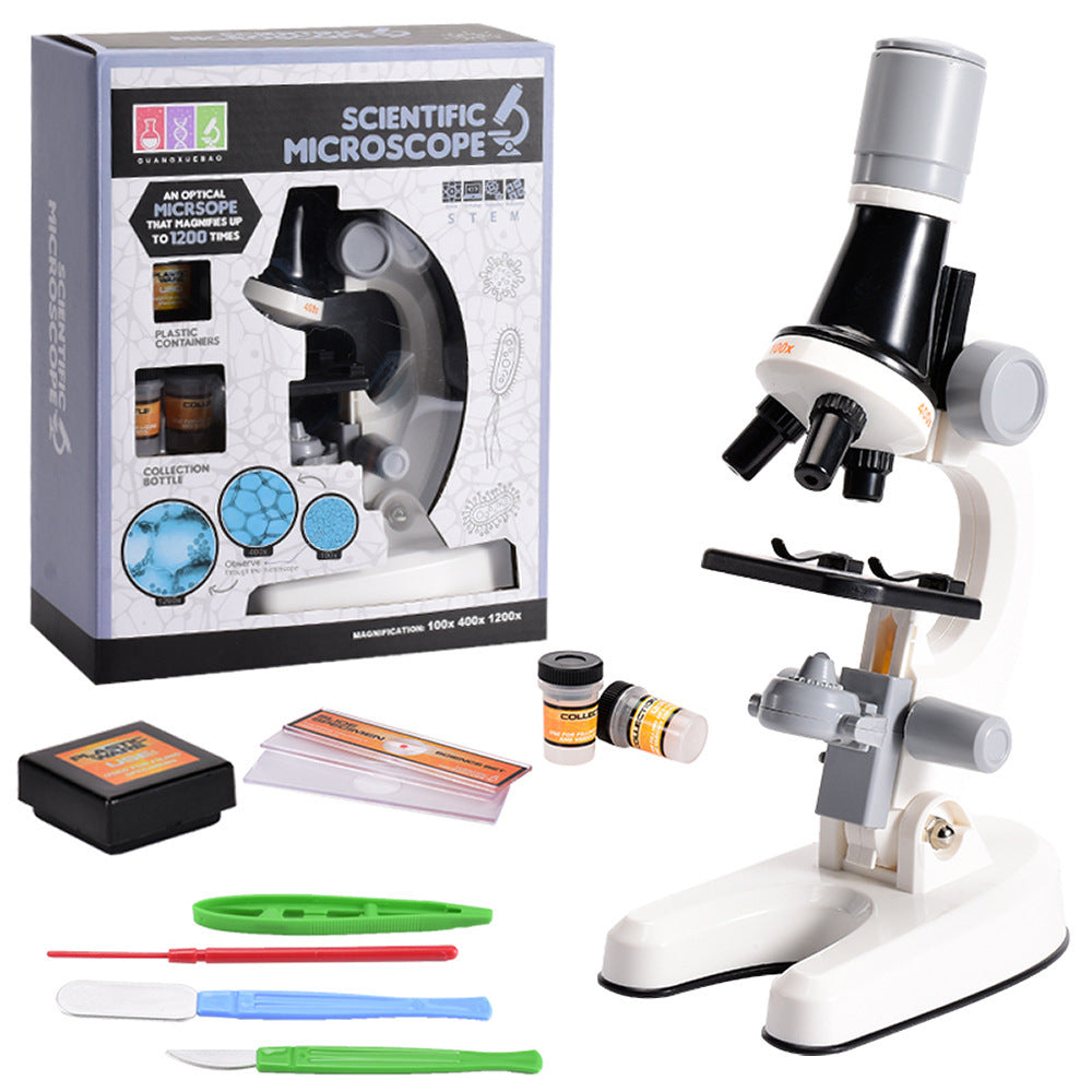 Children's Microscope Scientific Biological Specimen Educational Toys
