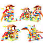 Children's puzzle building blocks, boys and girls, city baby, children's toys, early childhood toys
