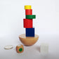Kids Puzzle wooden toy cloth bag hemisphere balance game Children Toys Gifts