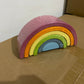 Jigsaw Puzzle Large 12-piece Arch Bridge Rainbow Building Blocks Early Childhood Education Toys