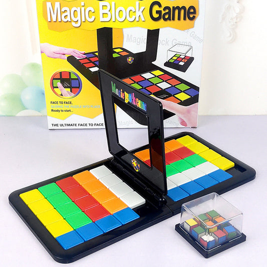 Color Battle Square Race Game Parent-Child Square Desktop Kids Puzzles Learning Educational Toys Anti Stress Boys Girls Gifts