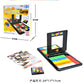 Color Battle Square Race Game Parent-Child Square Desktop Kids Puzzles Learning Educational Toys Anti Stress Boys Girls Gifts