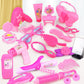 Pretend Play Kid Make Up Toys Pink Makeup Set 24-32PCS