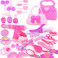 Pretend Play Kid Make Up Toys Pink Makeup Set 24-32PCS