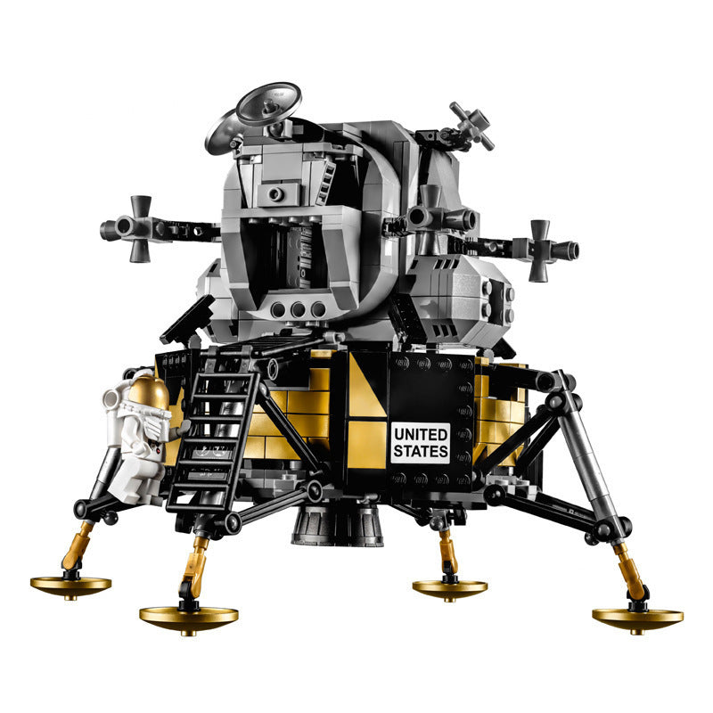 Zhimeng 60003 Creative Series Apollo 11 Lunar Module Model Children's Puzzle Assembled Building Block Toys