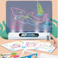 Magic 3D Drawing Board LED Light Effects Puzzle Drawing Pad Kids Painting Educational Toys Children Grow Playmates Creative Gift