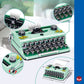 Retro Simulation Typewriter Nostalgic Classic Assembling Toys Building Blocks