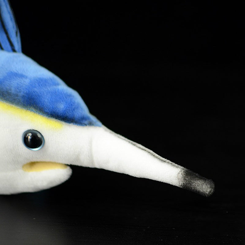 Realistic Stuffed Blue Marlin Plush Toys Fish Soft Toy