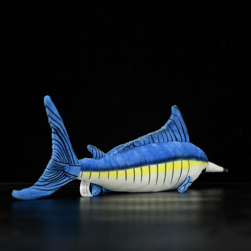 Realistic Stuffed Blue Marlin Plush Toys Fish Soft Toy