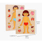 Kids Wooden Montessori Toys Human Body Organs Puzzles Educational Toy Preshool Kindergarten Learning Activities Busy Board