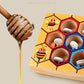 Montessori Educational Industrious Little Bees Kids Wooden Toys for Children Interactive Beehive Game Board Funny Toy Gift
