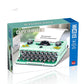 Retro Simulation Typewriter Nostalgic Classic Assembling Toys Building Blocks