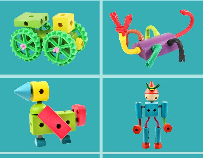 Kindergarten Teaching Toys Environmental Protection Creative Magic Stick Puzzle