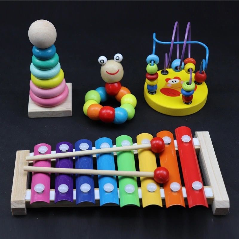 Xylophone Children Eight Tone Small Hand Knocking On The Piano