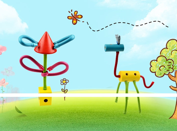 Kindergarten Teaching Toys Environmental Protection Creative Magic Stick Puzzle