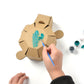 Children's graffiti corrugated toys