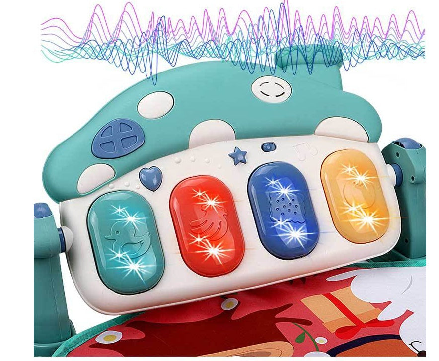 Infant Pedal Piano Fitness Rack Game Blanket Educational Toys