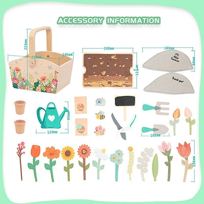 Planting Building Blocks Matching Play House Scene Simulation Children's Toys