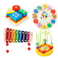 Xylophone Children Eight Tone Small Hand Knocking On The Piano