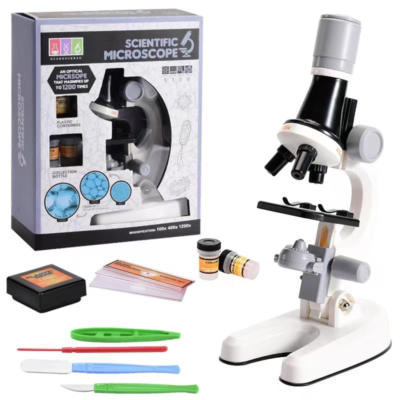 Children's Microscope Scientific Biological Specimen Educational Toys