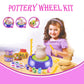 Bginners Pottery Wheel Kit Craft Toys For Kids With Paints And Tools Diy Toy Clay Pots Making Pottery Wheel Set For Kids Gifts
