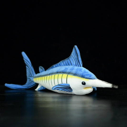 Realistic Stuffed Blue Marlin Plush Toys Fish Soft Toy