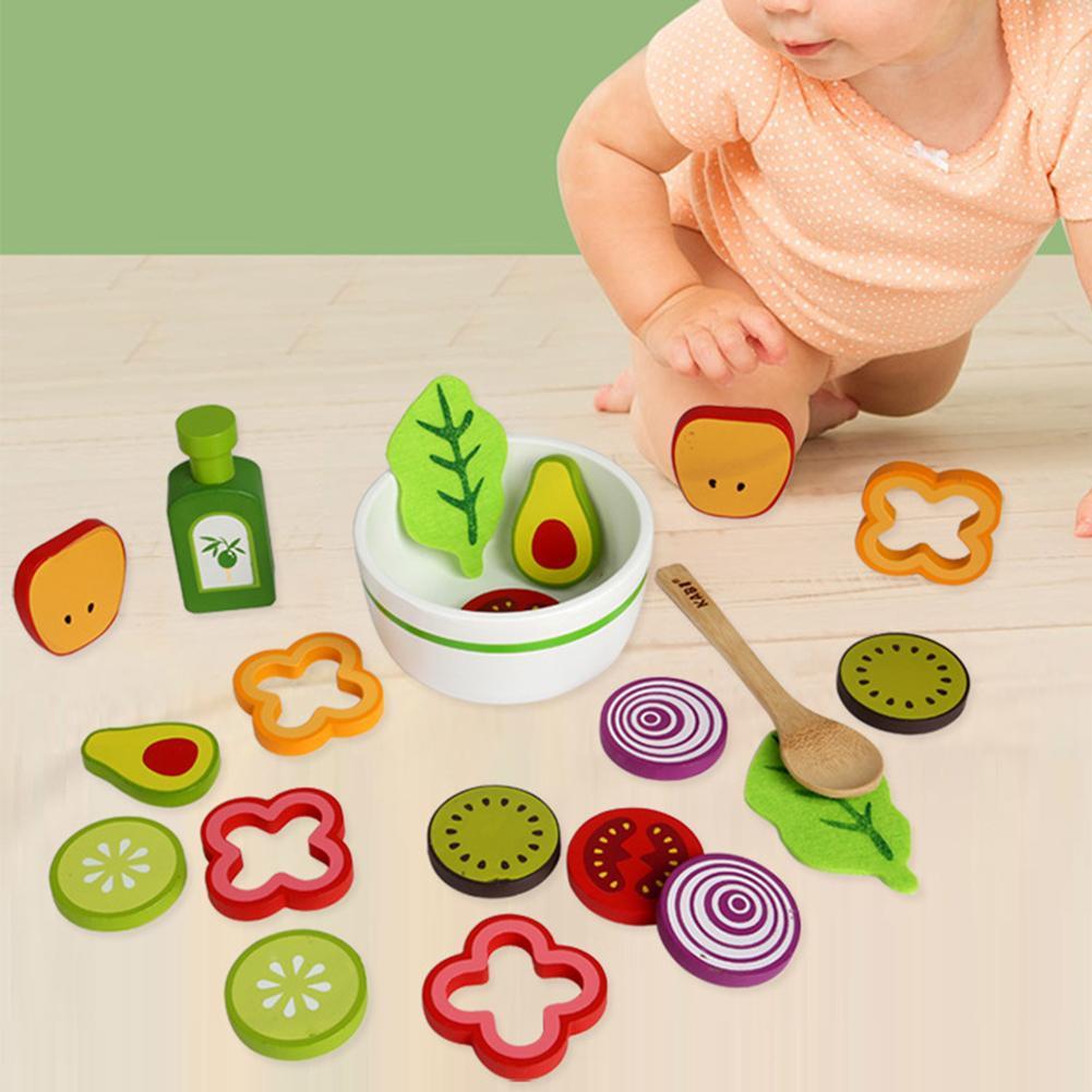Children's wooden simulation kitchen educational toys
