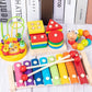 Xylophone Children Eight Tone Small Hand Knocking On The Piano