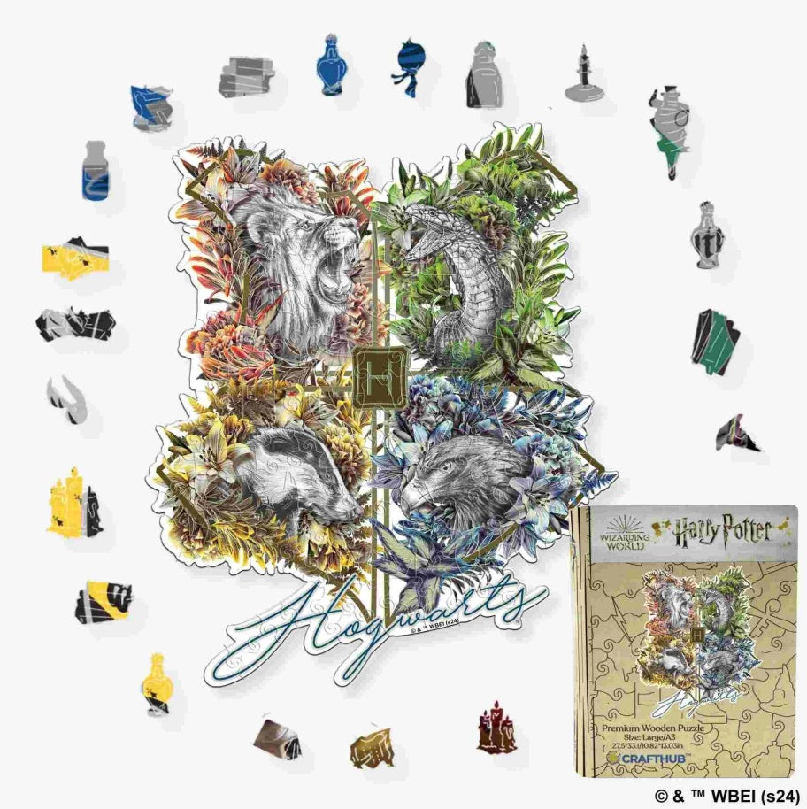 Crafthub Harry Potter Wooden Jigsaw Puzzles