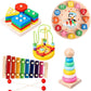 Xylophone Children Eight Tone Small Hand Knocking On The Piano