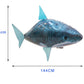 Remote Control Shark Toys Air Swimming Fish Infrared RC Air Balloons Inflatable RC Flying Air Plane Kids Toys
