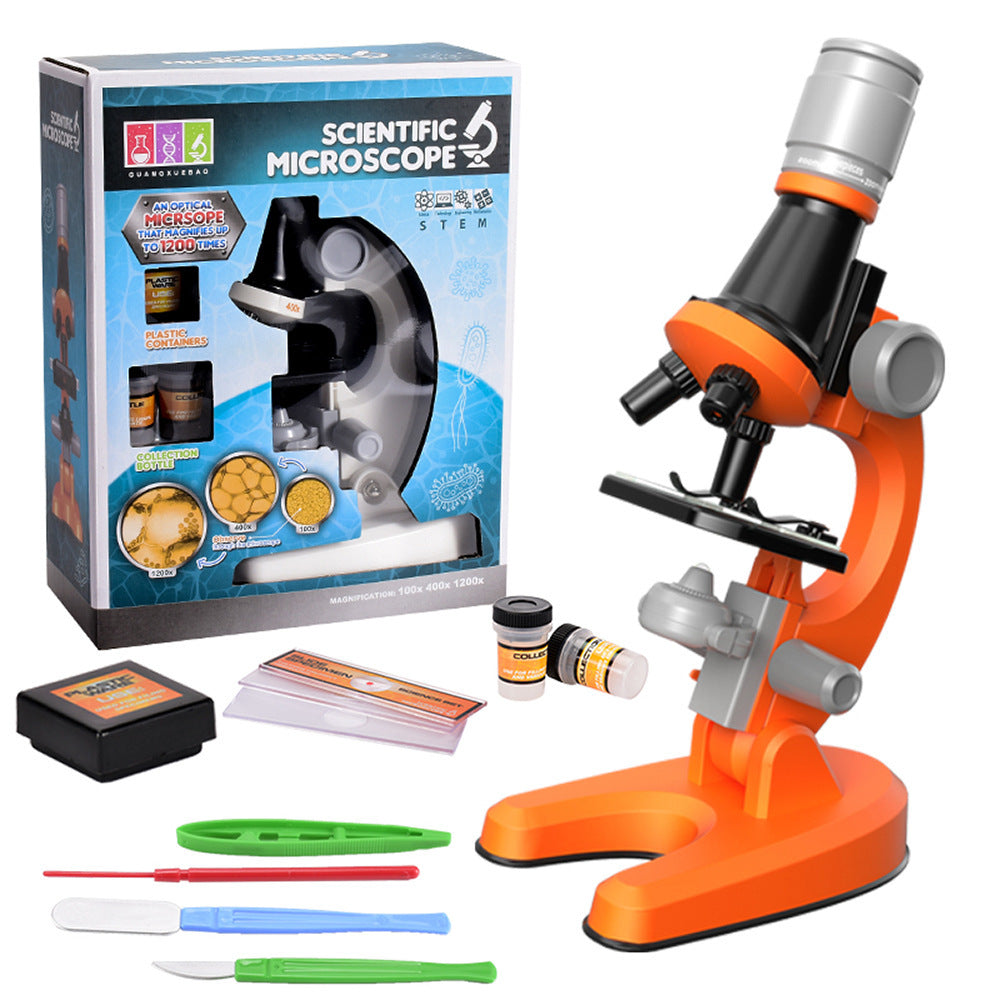 Children's Microscope Scientific Biological Specimen Educational Toys