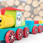 Children's Educational Train Blocks Classic Wood Train-wooden Toys Shape Sorters And Stackable Wooden Blocks