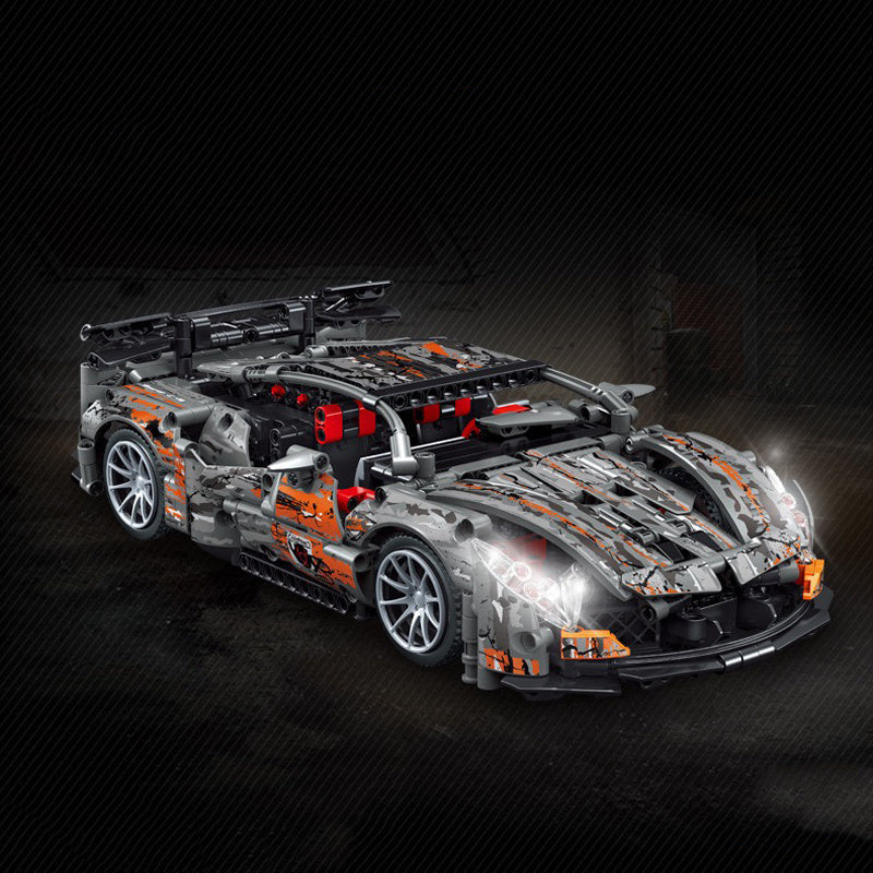 Racing Machinery Assembly Building Block Toys