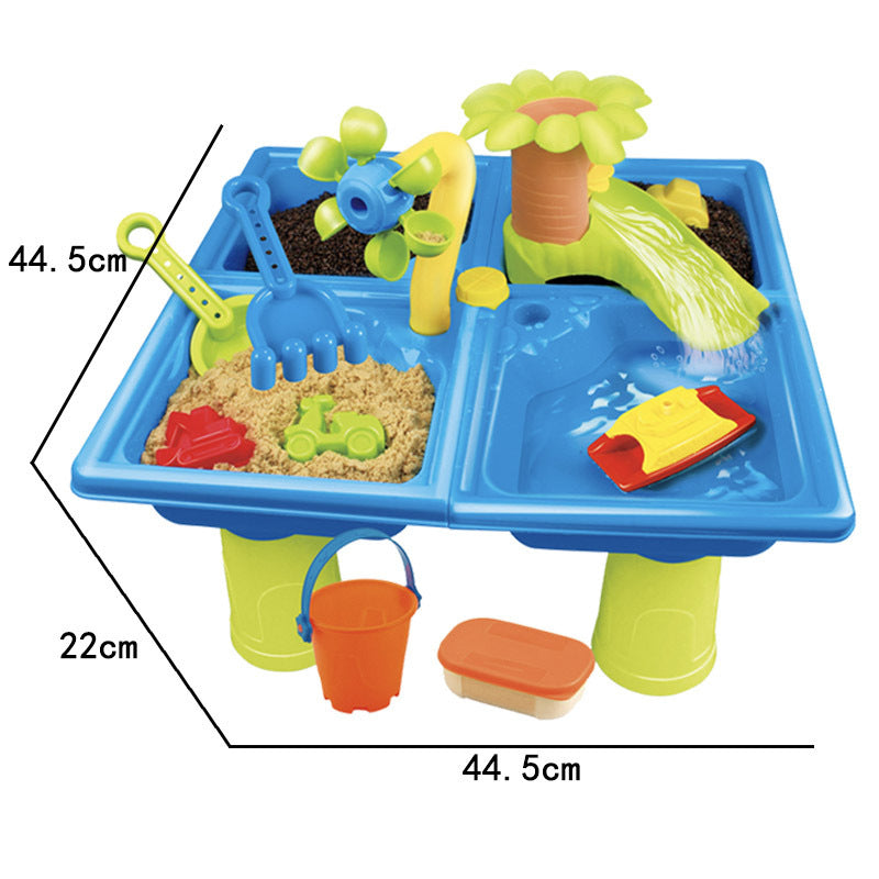Children's Sand Table Play Table For Playing With Water And Sand Beach Toys