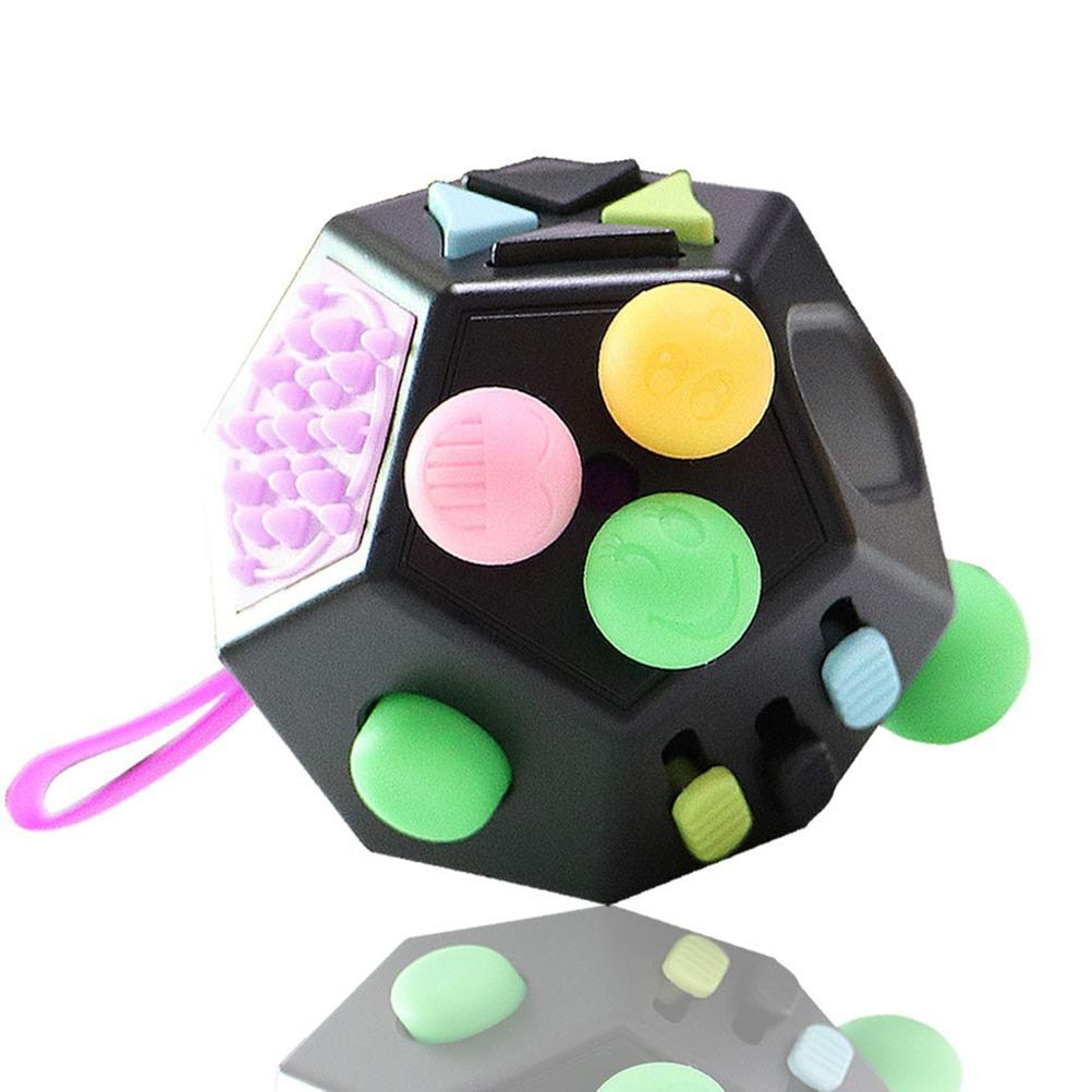 New Antistress Cube Toys Squeeze Stress Reliever Toys Puzzle Magic Cube Toys Stress Cube Come With Box Stress Wheel